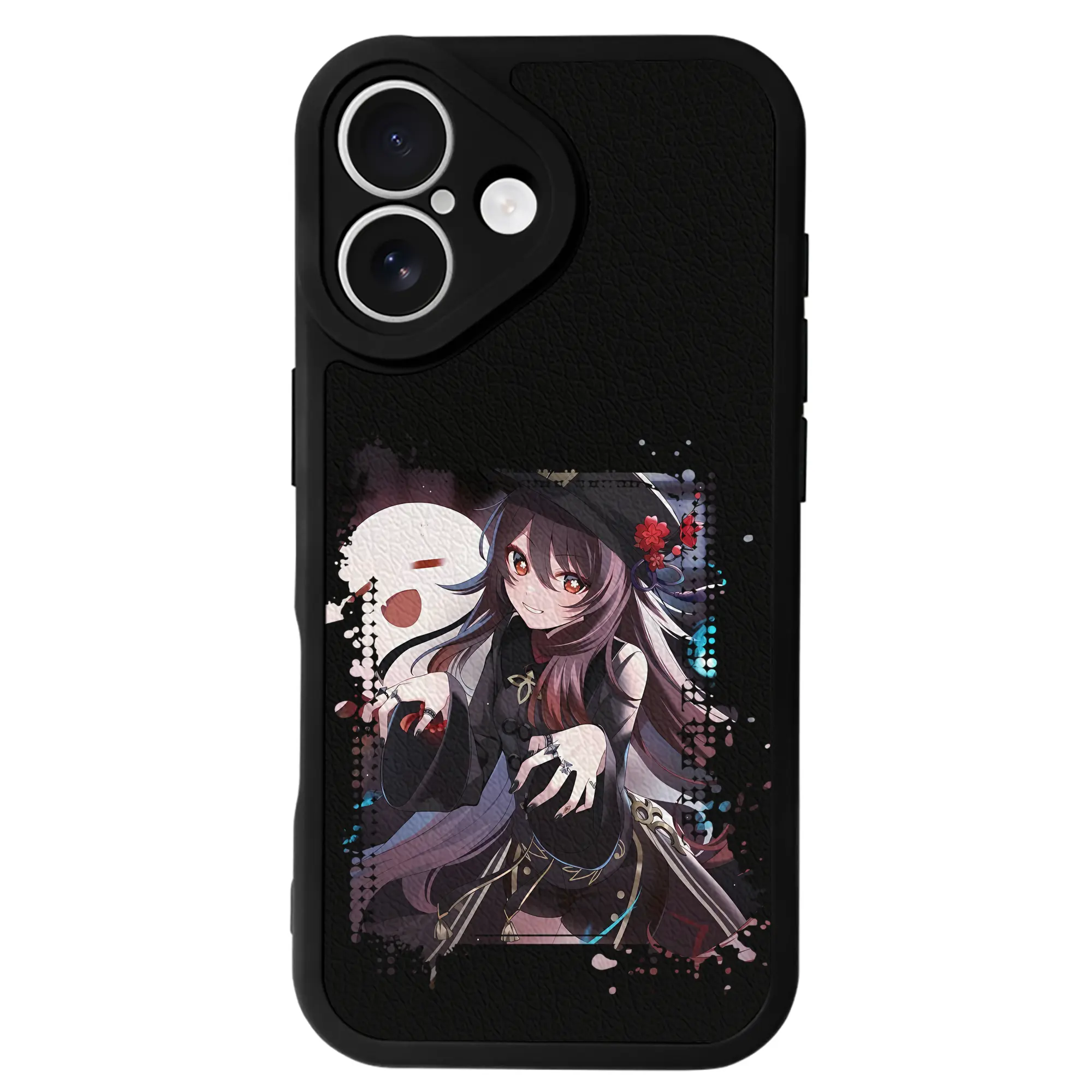 原 神 グッズ フータオ - IPhone 16シリーズ対応 ・ シリコンスマホケース ・ レザー調 ・ 高精度フィット ・ 耐衝撃 ・ ワイヤレス充電対応 ・ 精密カット